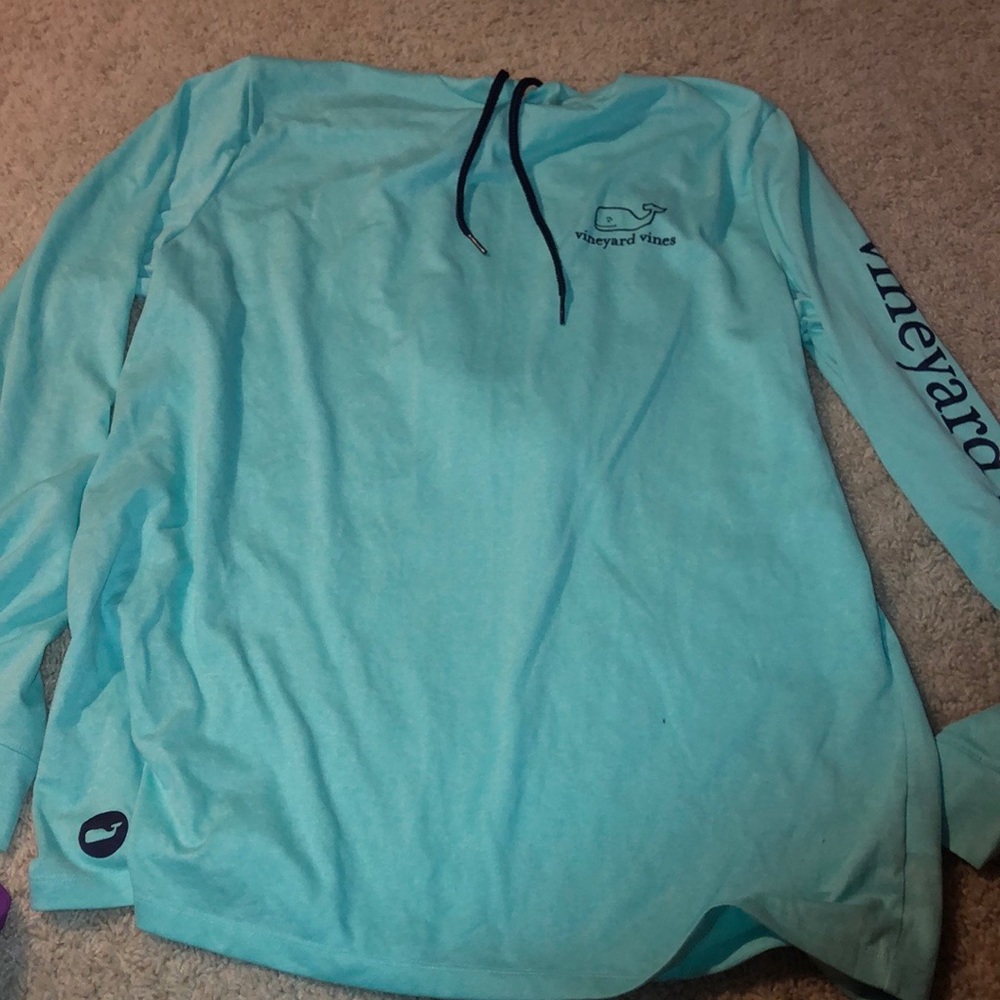 Green Vineyard Vines Performance Hoodie